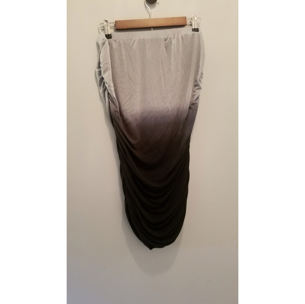 XXL Ombre strapless dress